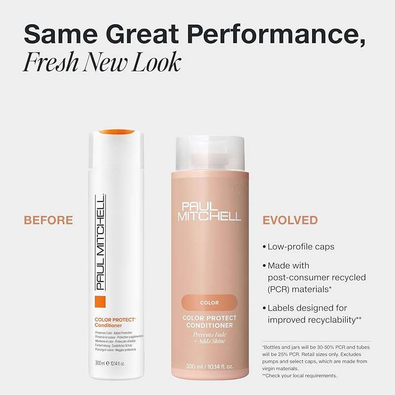 Paul Mitchell Color Protect Conditioner, Prevents Fade + Adds Shine, For Color-Treated Hair - Image 2