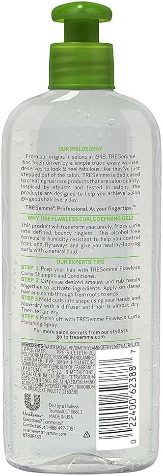 Tresemme Flawless Curls Bouncy Curls Defining Gel,8 Ounce - Image 6