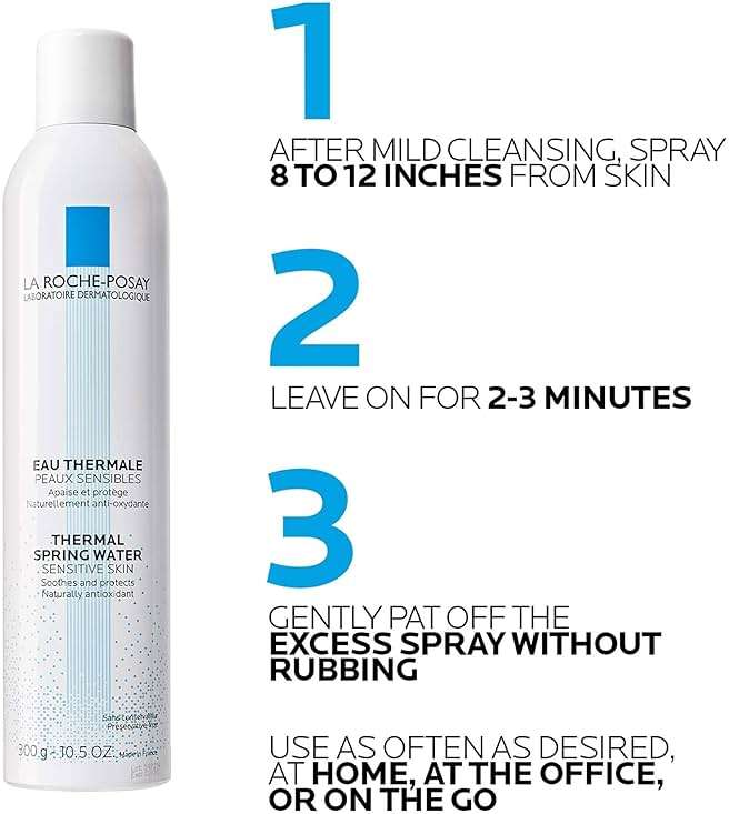 La Roche-Posay Thermal Spring Water, Face Mist Hydrating Spray with Antioxidants to Hydrate and Soothe Skin, Facial Spray - Image 5