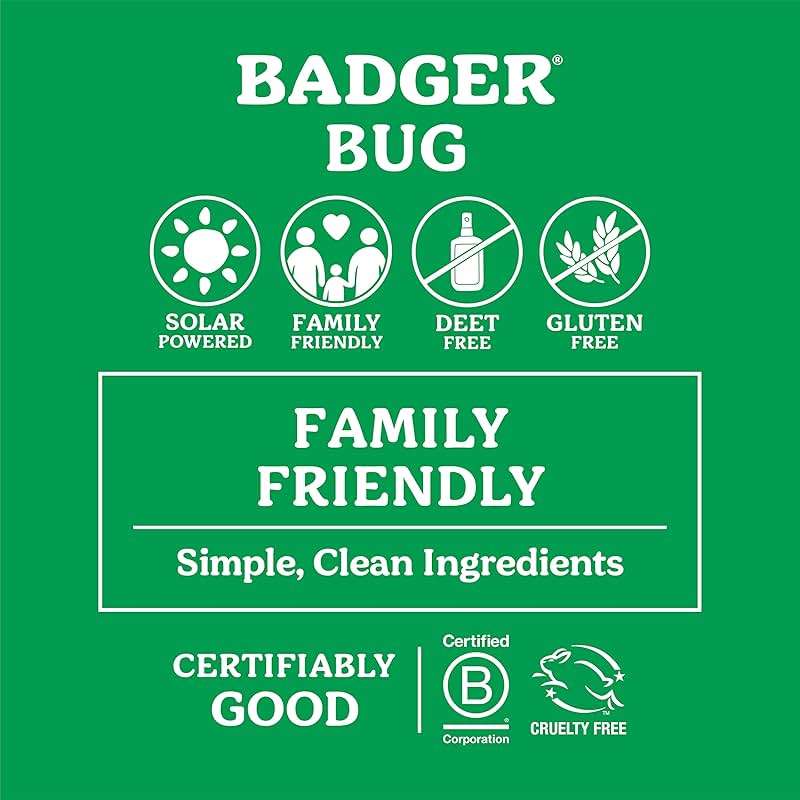 Badger Bug Repellent, Easy to Use Travel Stick, DEET-Free Mosquito Repellent & Insect Protection, Certified Organic Essential Oil Balm - Image 5
