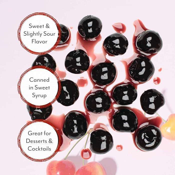 Roland Foods Whole Pitted Amarena Cherries in Syrup, Specialty Imported Food, 6.83 Pound Can, Pack of 1 - Image 5