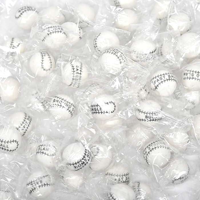Dubble Bubble Home Run Baseball Bubble Gum Gumballs, 240-Count Jar - Image 3