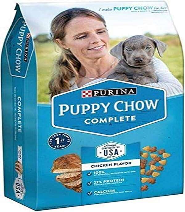 Purina Puppy Chow Dry Dog Food, Complete, Chicken Flavor, 4.4 Lb Bag - Image 1