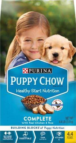 Purina Puppy Chow Dry Dog Food, Complete, Chicken Flavor, 4.4 Lb Bag - Image 2