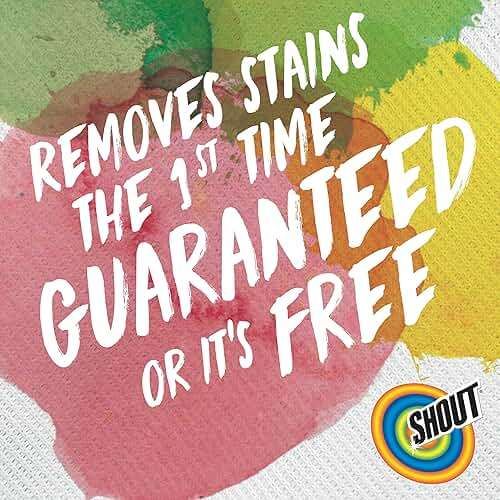 Shout Active Enzyme Laundry Stain Remover Spray, Triple-Acting Formula Clings, Penetrates, and Lifts 100+ Types of Everyday Stains - Prewash Spray 22oz - Image 3