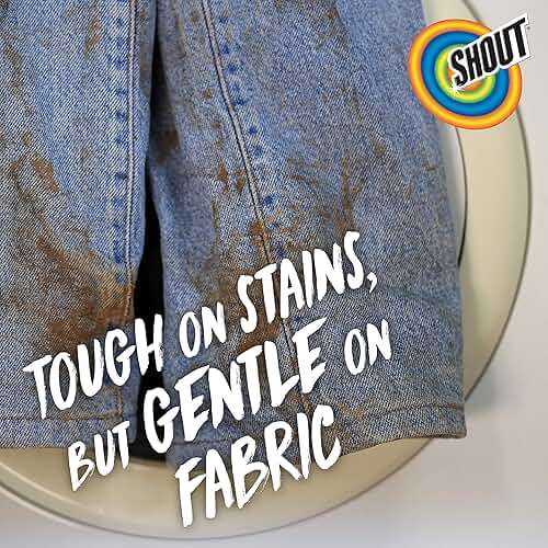 Shout Active Enzyme Laundry Stain Remover Spray, Triple-Acting Formula Clings, Penetrates, and Lifts 100+ Types of Everyday Stains - Prewash Spray 22oz - Image 4