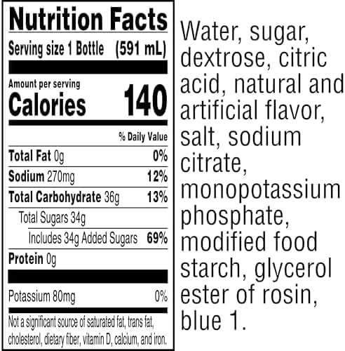 Gatorade Thirst Quencher, Cool Blue, 20 Fl Oz (Pack of 8) - Image 8