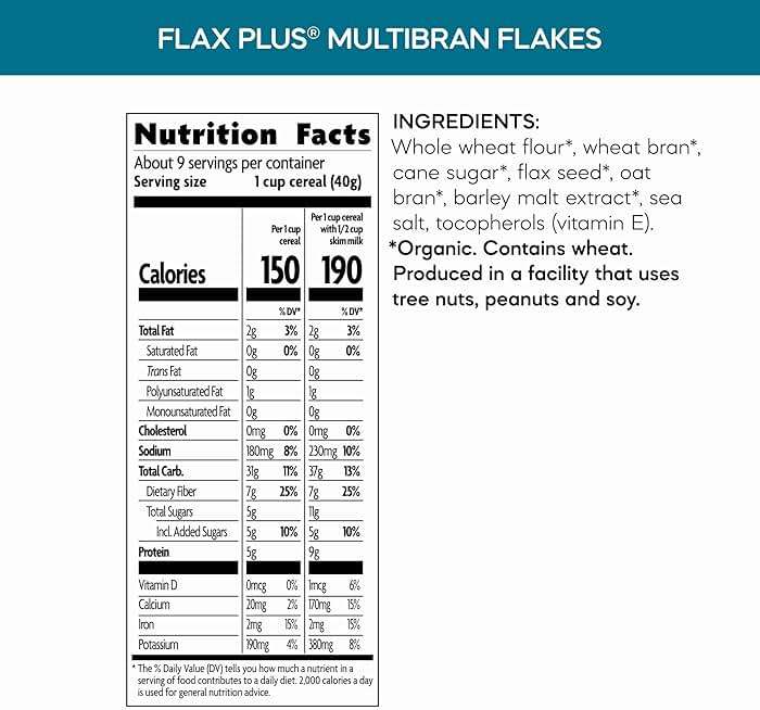 Nature's Path, Cereal Flax Plus Flakes Organic, 13.25 Ounce - Image 2
