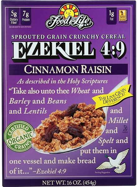 Food For Life, Cereal Ezekiel 49 Cinnamon Raisin Organic, 16 Ounce - Image 1