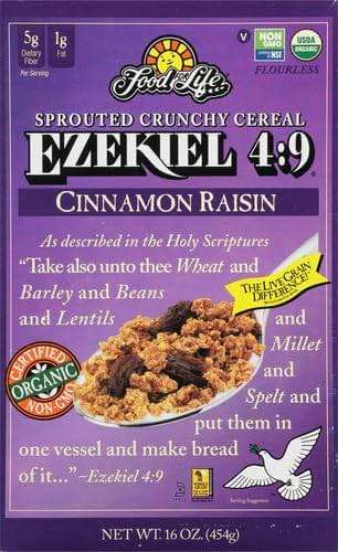 Food For Life, Cereal Ezekiel 49 Cinnamon Raisin Organic, 16 Ounce - Image 4