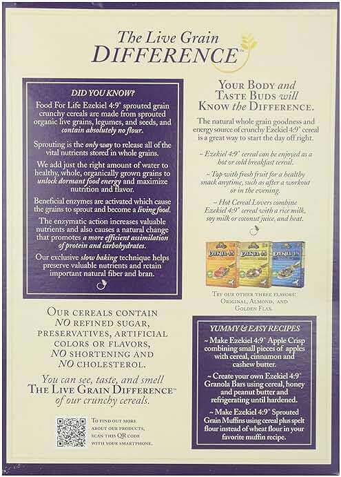 Food For Life, Cereal Ezekiel 49 Cinnamon Raisin Organic, 16 Ounce - Image 6