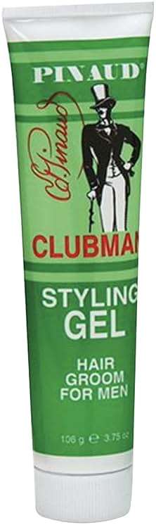 Clubman Pinaud Styling Gel Hair Groom for Men, Conditioning, Non-Greasy, 3.75 Fl Oz - Image 1