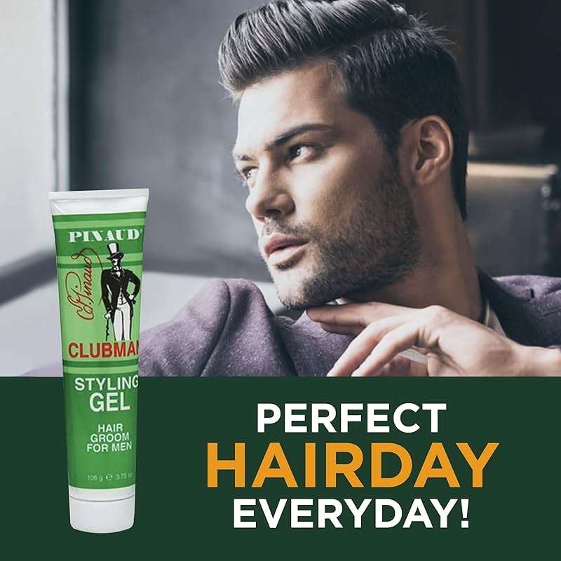 Clubman Pinaud Styling Gel Hair Groom for Men, Conditioning, Non-Greasy, 3.75 Fl Oz - Image 2
