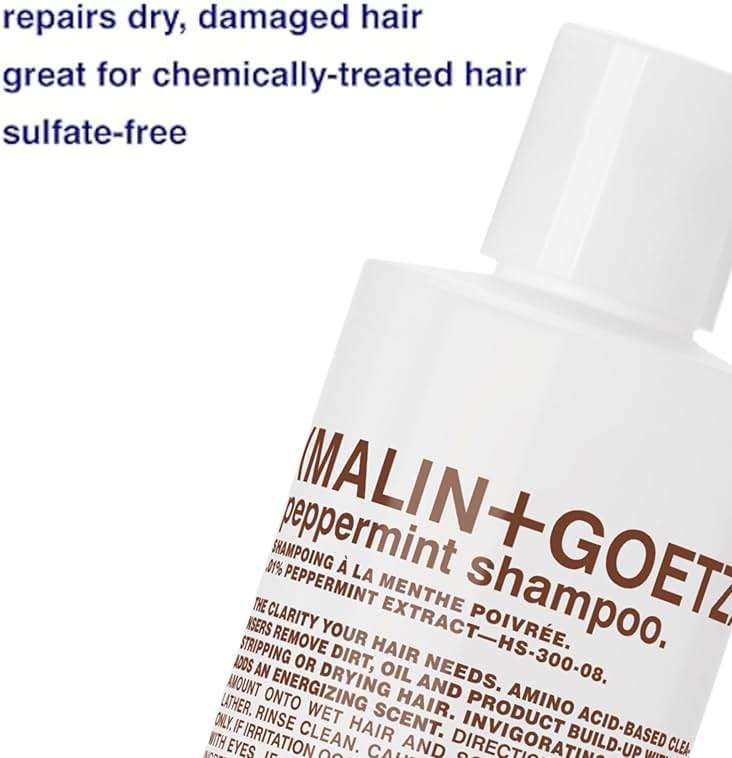 MALIN+GOETZ Clarifying Shampoo | Cool Peppermint Formula | Daily Cleanser with Amino Acids | For All Hair Types | Vegan, Sulfate-Free & Unisex - Image 5