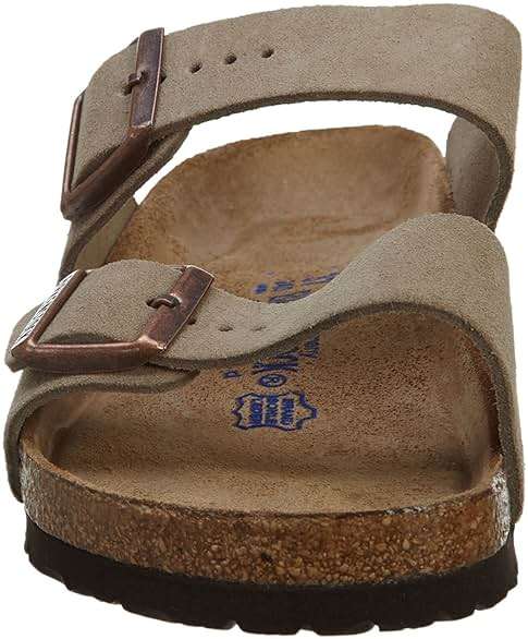 Birkenstock Arizona Soft Footbed Taupe Suede Regular Width - EU Size 37 / Women's US Size 6-6.5 - Image 5