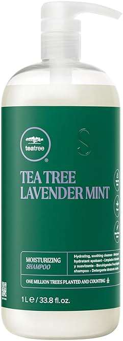 Tea Tree Lavender Mint Moisturizing Shampoo, Hydrates + Soothes, For Coarse + Dry Hair - Image 1