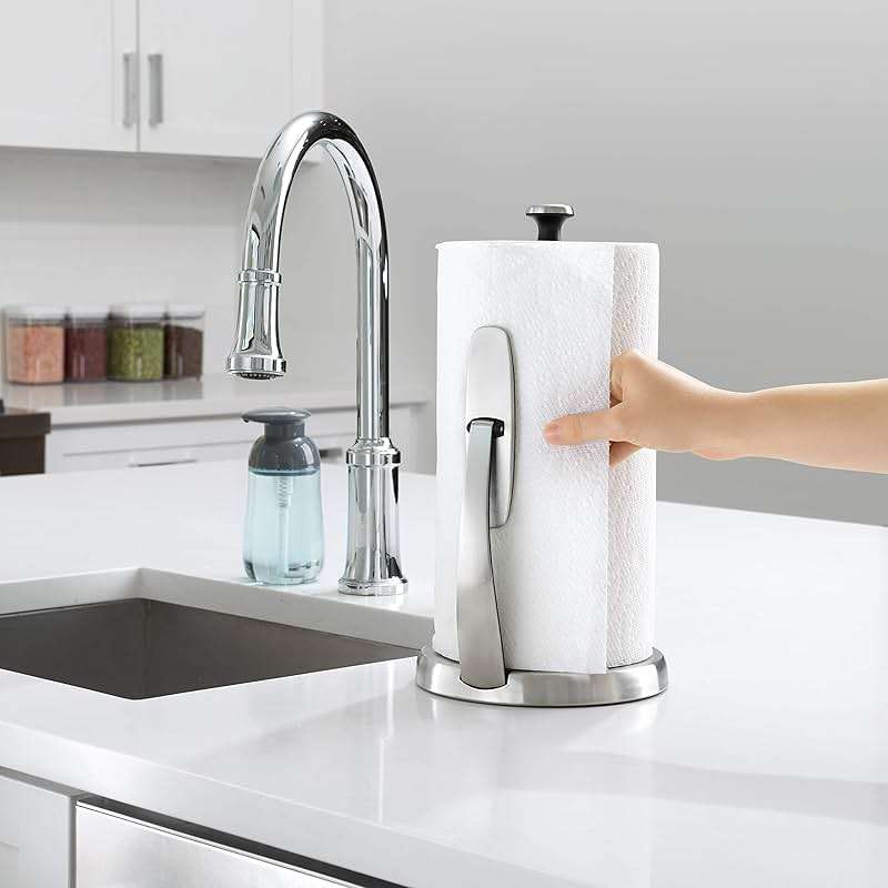 OXO Good Grips SimplyTear Paper Towel Holder Countertop - Image 2