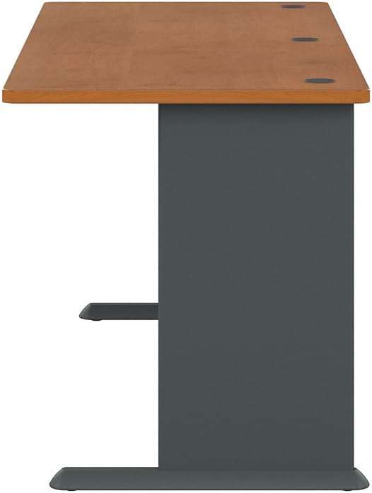 Bush Business Furniture Series A 72W Desk in Natural Cherry and Slate, Large Workstation for Home or Professional Workspace, Desktop Solution for Office Use - Image 9