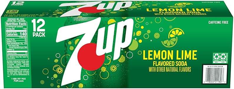 7UP Lemon Lime Soda, 12 fl oz cans, 12 pack - Image 14