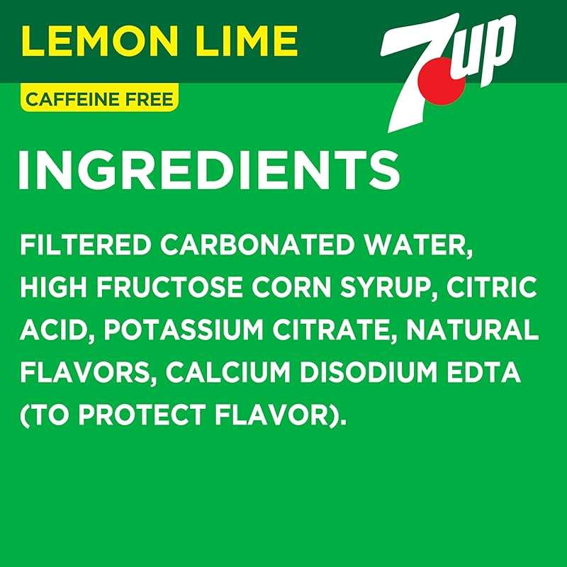 7UP Lemon Lime Soda, 12 fl oz cans, 12 pack - Image 5
