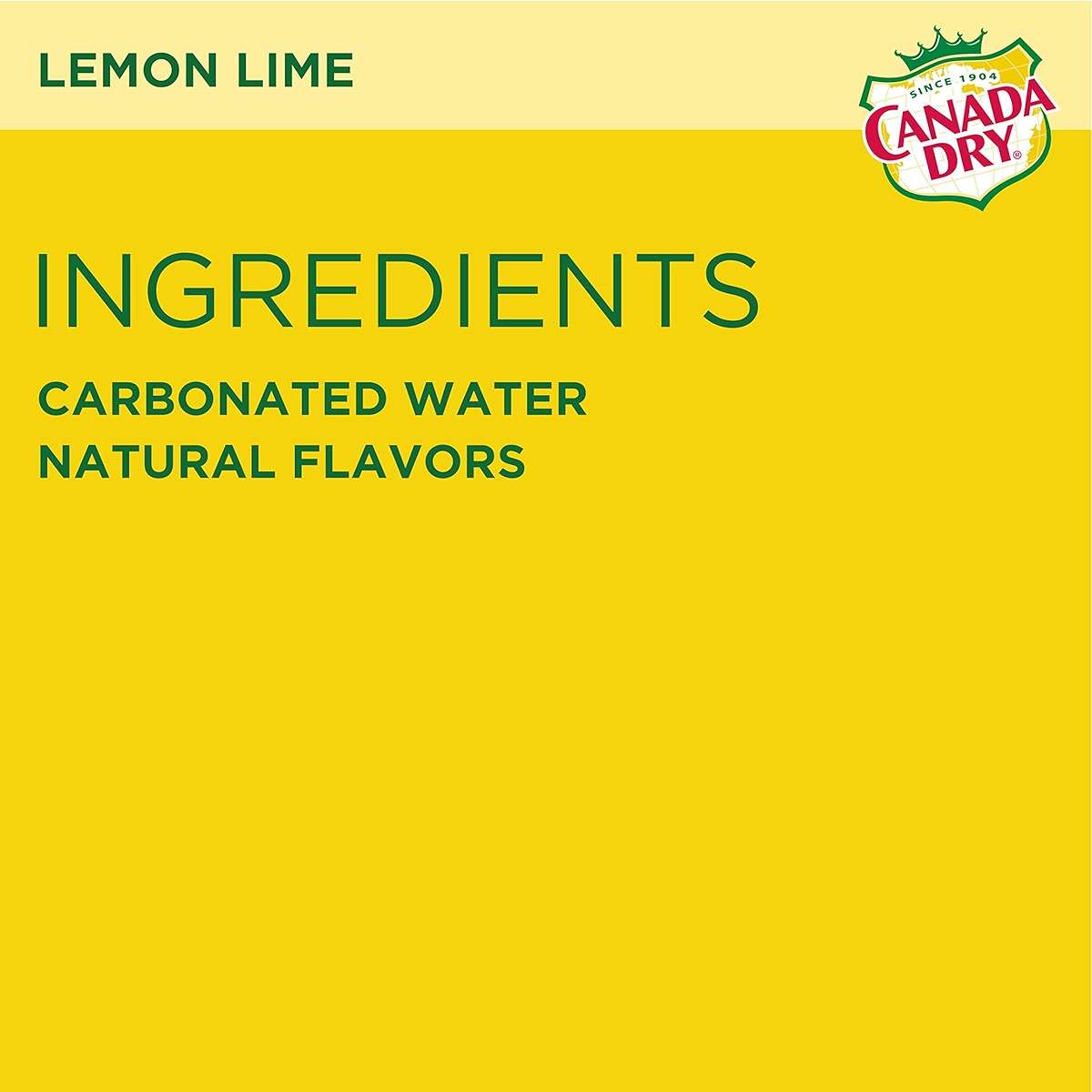 Canada Dry Lemon Lime Sparkling Seltzer Water, 12 fl oz cans, 12 pack - Image 11