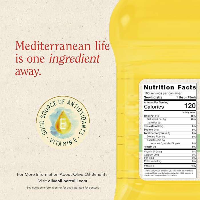 Bertolli Extra Light Tasting Olive Oil, 51-Ounce Bottle - Image 2
