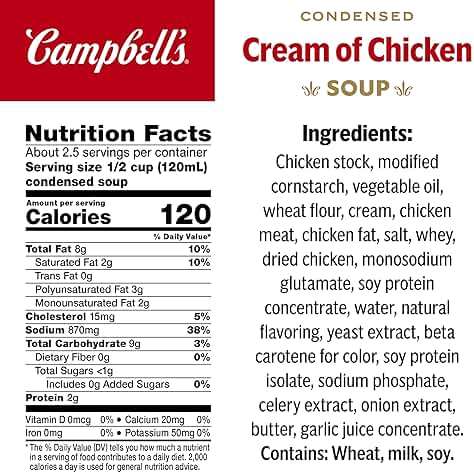 Campbell's Condensed Cream of Chicken Soup, 10.5 oz Can - Image 2