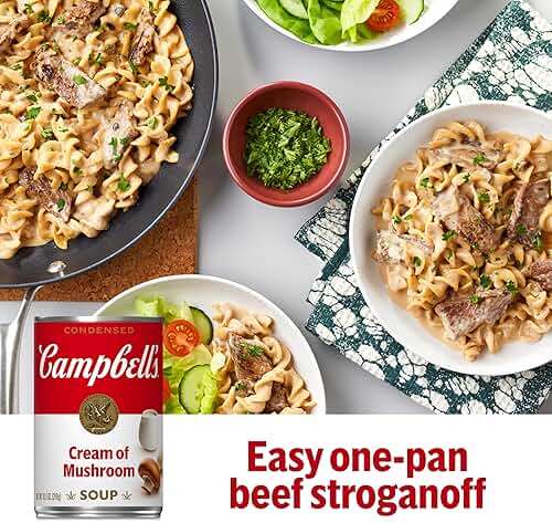 Campbell's Condensed Cream of Mushroom Soup, 10.5 oz Can - Image 3