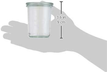 Weck M0LD145ML Molded Glass Canister - Image 3
