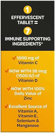 Airborne Immune Support Effervescent Tablets, Zesty Orange Flavor - 30ct with 1000mg Vitamin C + Vitamins A, D, E, Zinc, Selenium, Manganese & Herbal Blend - Sugar‑Free, Gluten‑Free - Image 9