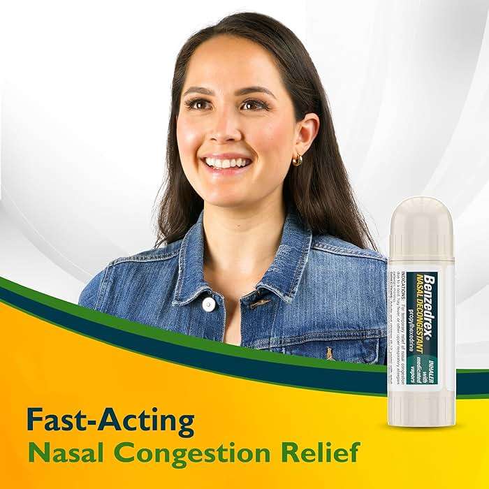 Benzedrex Nasal Decongestant Inhaler, 1 Count (Pack of 1) - Image 6