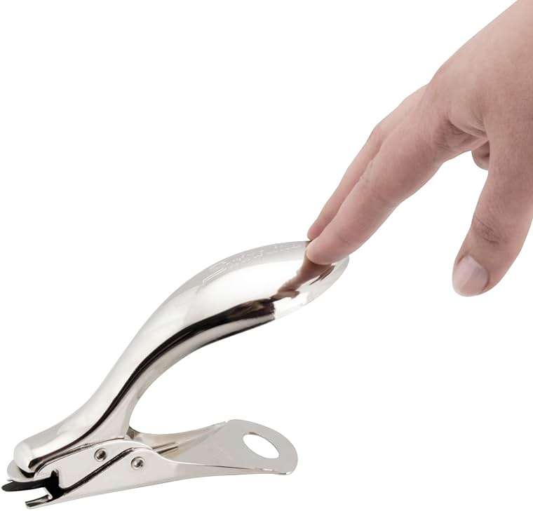 Swingline 37201 Heavy-Duty Staple Remover, Satin Chrome Finish - S7037201A - Image 2