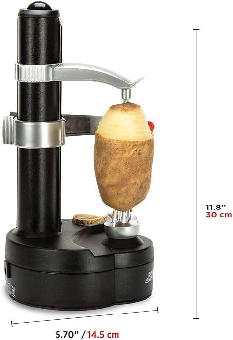 Starfrit Rotato Express Electric Peeler - 2 Spare Blades - Safe & Easy to Use - Effortlessly Peels Vegetables and Fruit - Image 2