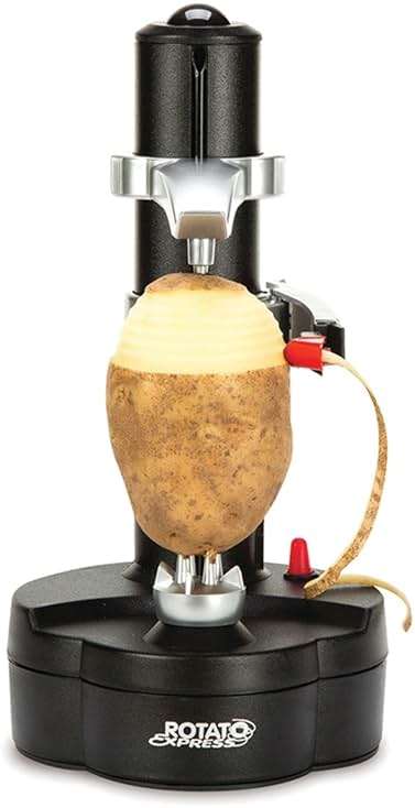 Starfrit Rotato Express Electric Peeler - 2 Spare Blades - Safe & Easy to Use - Effortlessly Peels Vegetables and Fruit - Image 3