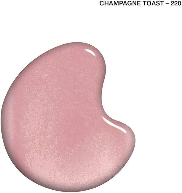 Sally Hansen Diamond Strength, Champagne Toast, Nail Growth, Protective Layer, Sheer, Shimmery Pink Nail Polish - Image 3