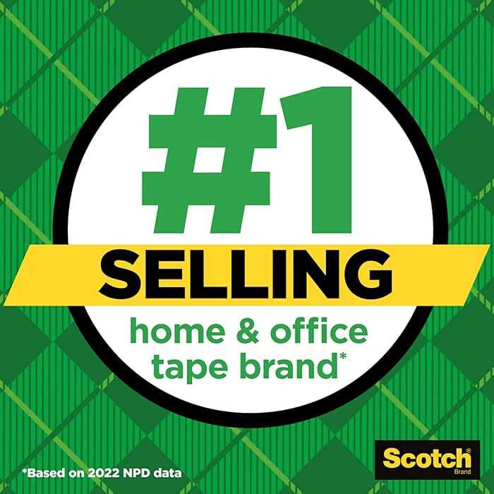 Scotch Magic Tape Desktop Dispenser, 6 Rolls of 3/4" x 1000" Each Plus 1 Desktop Tape Dispenser, Great for Repair, Wrapping and Office Applications - Image 4