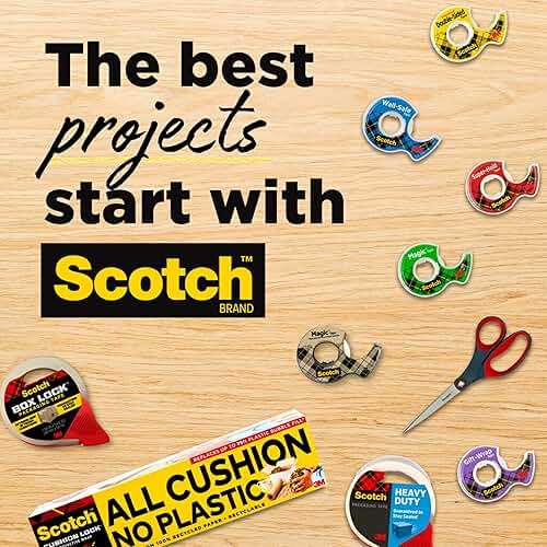 Scotch Magic Tape Desktop Dispenser, 6 Rolls of 3/4" x 1000" Each Plus 1 Desktop Tape Dispenser, Great for Repair, Wrapping and Office Applications - Image 10