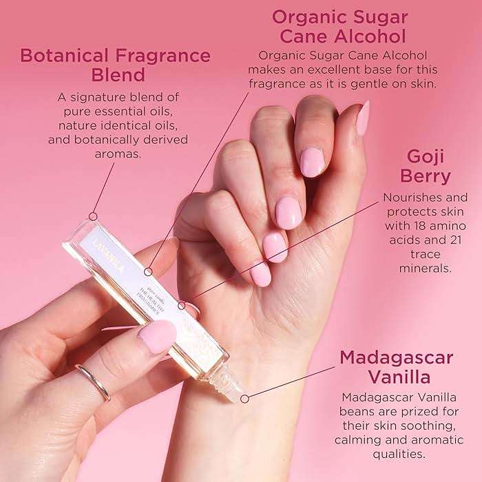 Lavanila Pure Vanilla Perfume for Women, Travel Size Roller 0.32 Fl Oz – Clean Vanilla Perfume, Long Lasting Women’s Eau de Parfum with Madagascar Vanilla – Natural Fragrance, Women’s Fragrances - Image 3
