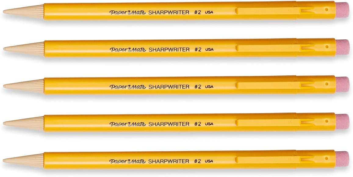 Paper Mate 3037631PP SharpWriter Mechanical Pencils, Twistable Tip, 0.7 Mm, Pack of 1 Blister, Total 5 Pencils - Image 3