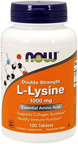 NOW Foods Supplements, (L-Lysine Hydrochloride) 1,000 mg, Double Strength, Amino Acid, 100 Tablets - Image 4
