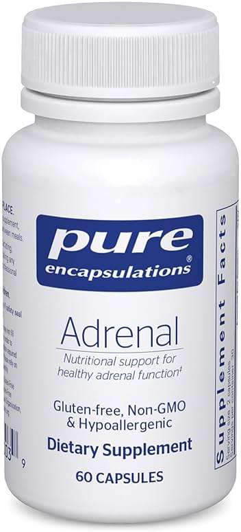 Pure Encapsulations Adrenal Cortex Supplement – Supplement to Support Cortisol Health, Energy Levels, Stress Moderation, and Gland Function – with Bovine Whole Adrenal & Cortex – 60 Capsules* - Image 1
