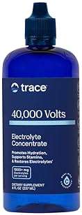 Trace Minerals 40,000 Volts - Supports Hydration, Energy, Muscles, Stamina, and Endurance - Liquid Multimineral and Electrolyte Concentrate with Ionic Magnesium, Sodium, Potassium (48 Servings) - Image 1