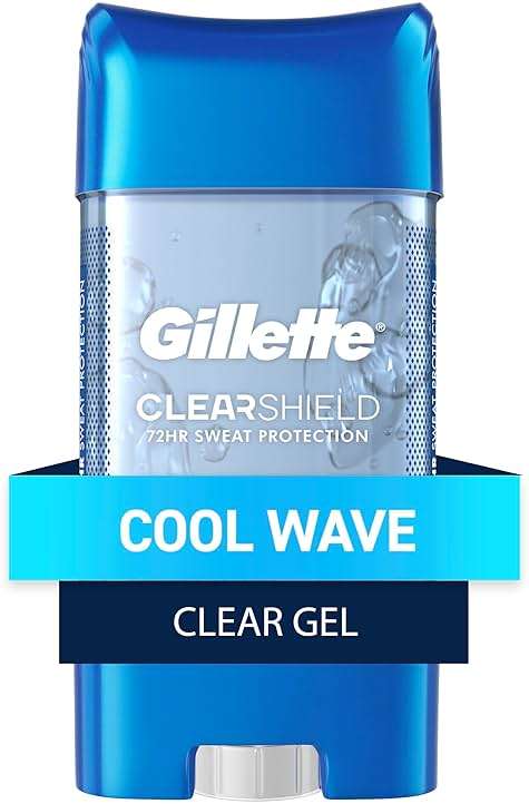 Gillette Anti-Perspirant Deodorant Clear Gel, Cool Wave 3.8 oz - Image 1