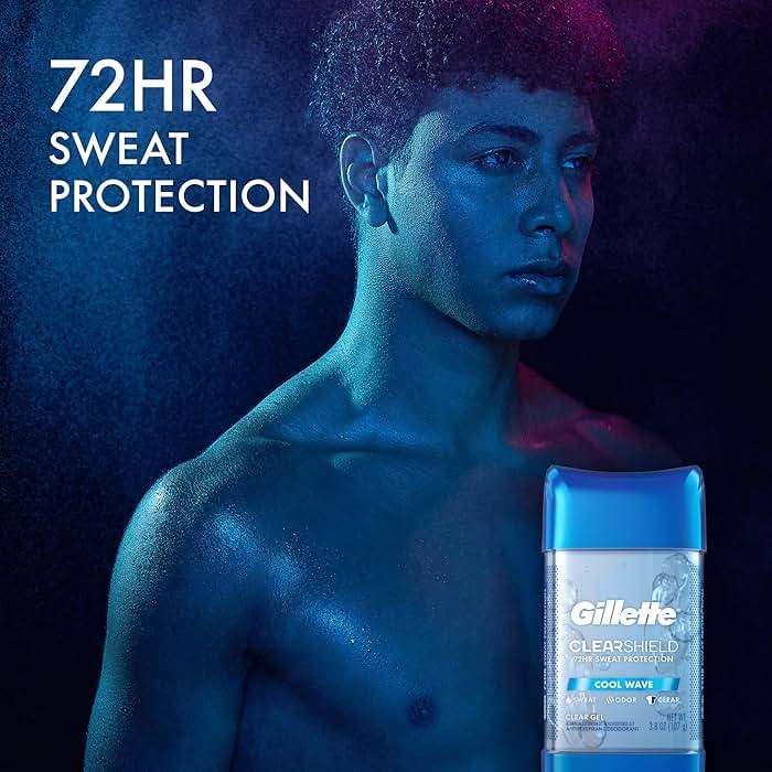 Gillette Anti-Perspirant Deodorant Clear Gel, Cool Wave 3.8 oz - Image 3