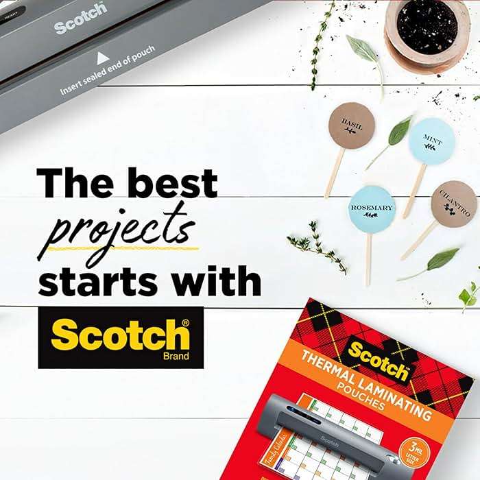 Scotch Thermal Laminator, 2 Roller System for a Professional Finish, Use for Home, Office or School, Suitable for use with Photos (TL901X) - Image 9