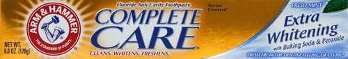 ARM & HAMMER Complete Care Toothpaste, Teeth Whitening Toothpaste, Fluoride, Whole Mouth Protection, Fresh Mint Flavor, 6.0 oz (Pack of 1) - Image 18
