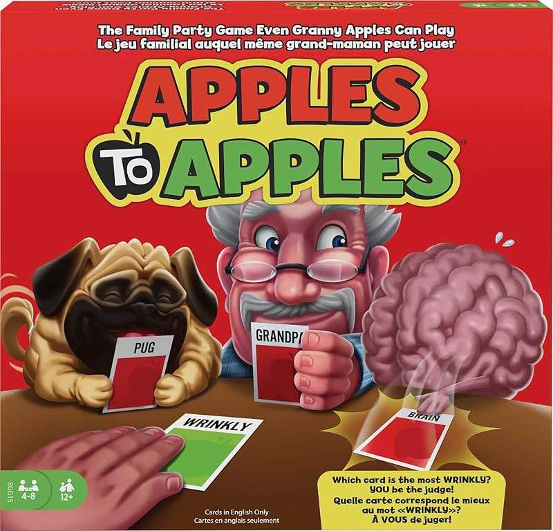 Mattel Games Apples to Apples Party in a Box Family Game with Over 500 Cards - Image 1