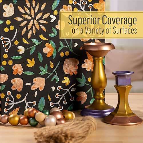 FolkArt Metallic Acrylic Paint in Assorted Colors (2 oz), 577, Sashara Gold - Image 6