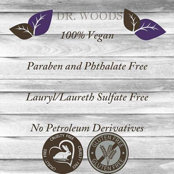 Dr. Woods Raw Liquid Black Soap with Organic Shea Butter, Body Wash for Men and Women, Gentle Exfoliant, Natural Cleanser for Face, Hands, and Body - 16 Fl Oz - Image 5