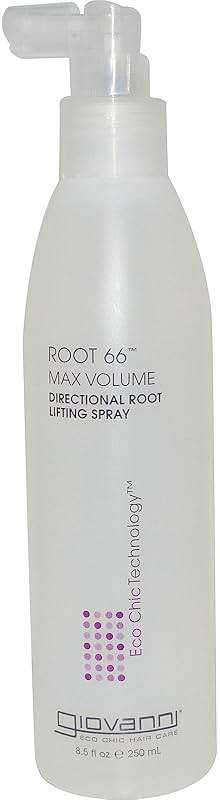 GIOVANNI Root 66 Max Volume Lifting Hair Spray - Lift Volumizing Spray to Thicken & Style Fine Hair, Increases Body & Shine, Weightless Texture, Color Safe, Paraben-Free, Cruelty-Free - 8.5 fl oz - Image 1